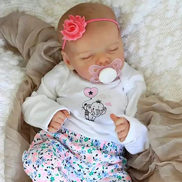 17inch Finished Reborn Baby Doll Twin A Full Vinyl Body Or Cloth Body 3D Skin Visible Veins Collectible Art Doll For Girls-Maternity Miracles - Mom & Baby Gifts