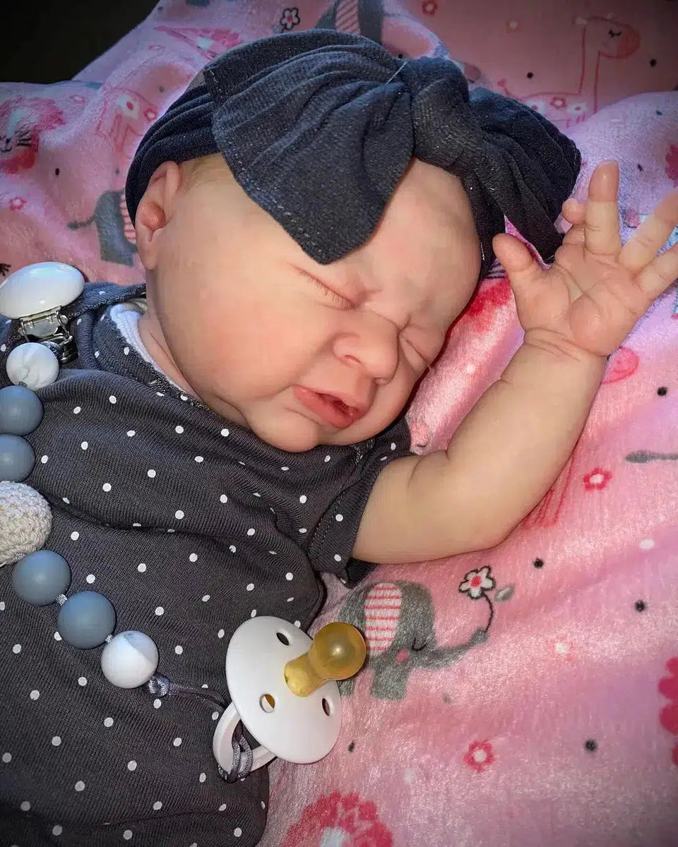 17Inch Finished Reborn Baby Doll Odessa Lifelike 3D Painted Skin with Veins Multiple Layers Collectible Art Doll Gifts For Girls-Maternity Miracles - Mom & Baby Gifts