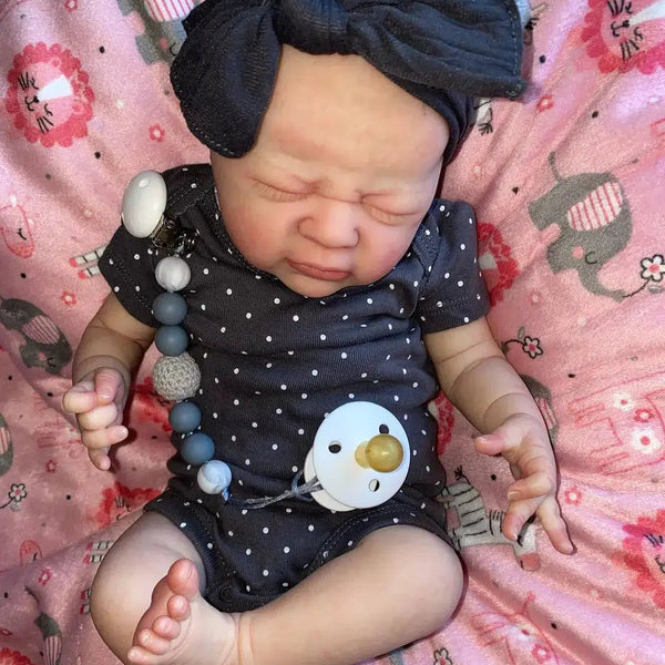 17Inch Finished Reborn Baby Doll Odessa Lifelike 3D Painted Skin with Veins Multiple Layers Collectible Art Doll Gifts For Girls-Maternity Miracles - Mom & Baby Gifts