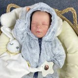 43CM Reborn Baby Doll Full Silicone Vinyl Body Boy Or Girl Washable Newborn Baby Doll 3D Skin Tone Visible Veins Dolls Gift-Maternity Miracles - Mom & Baby Gifts