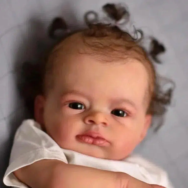 19 Inch Finished Reborn Baby Lanny Doll Lifelike Newborn Doll 3D Skin Visible Veins Baby Art Collectible Doll Gift For Girls-Maternity Miracles - Mom & Baby Gifts