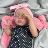 50CM Finished Reborn Baby Dolls LouLou Best Christmas Gift Lifelike Silicone Vinyl Newborn 3D Skin Visible Veins DIY Toys-Maternity Miracles - Mom & Baby Gifts