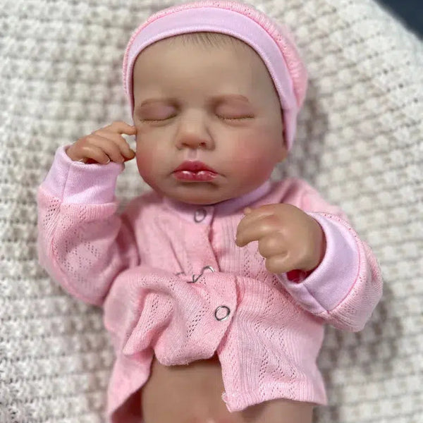 20inch LouLou Full Body Silicone Vinyl Washable Newborn Baby Doll Reborn Sleeping Flexible 3D Skin Tone with Visible Veins Doll-Maternity Miracles - Mom & Baby Gifts