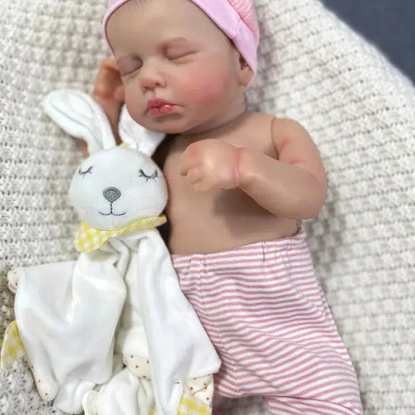 20inch LouLou Full Body Silicone Vinyl Washable Newborn Baby Doll Reborn Sleeping Flexible 3D Skin Tone with Visible Veins Doll-Maternity Miracles - Mom & Baby Gifts