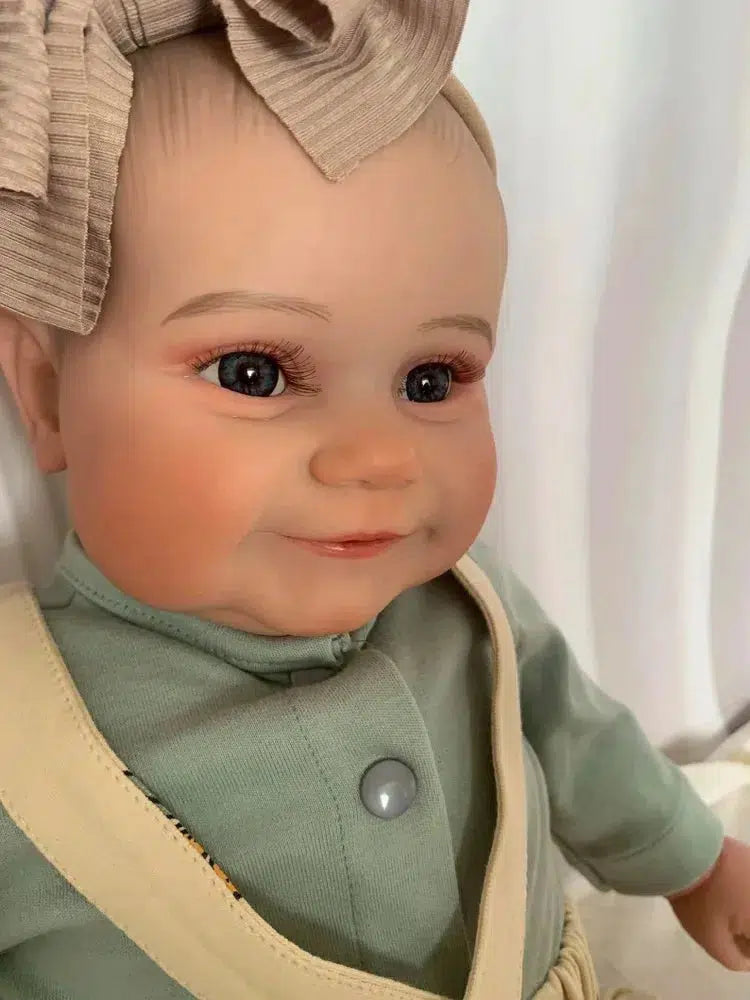 50CM Lifelike Reborn Baby Dolls Maddie Girl Silicone Vinyl Newborn 3D Skin Visible Veins DIY Toys Christmas Gift For Girls-Maternity Miracles - Mom & Baby Gifts