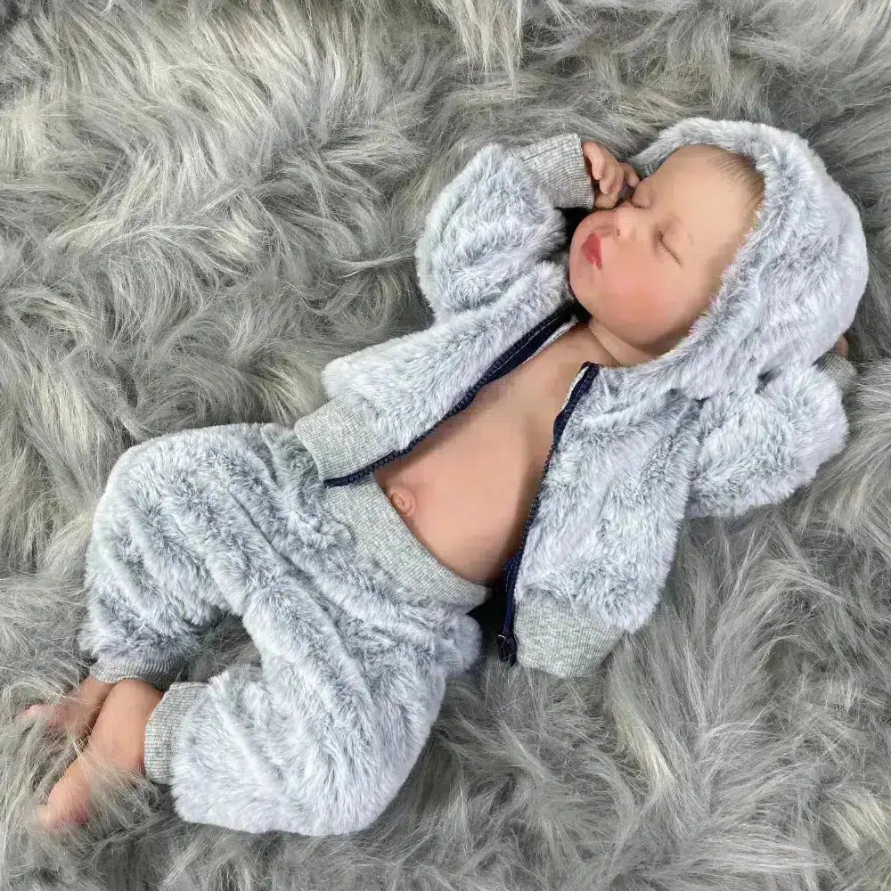 20inch Reborn LouLou Full Vinyl Body Washable Newborn Baby Doll Reborn Girl 3D Skin Tone Visible Veins Doll For Kids Gift-Maternity Miracles - Mom & Baby Gifts