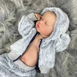 20inch Reborn LouLou Full Vinyl Body Washable Newborn Baby Doll Reborn Girl 3D Skin Tone Visible Veins Doll For Kids Gift-Maternity Miracles - Mom & Baby Gifts