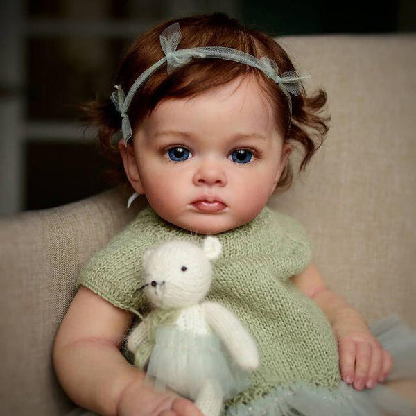 60CM Lifelike Huge Toddler Doll Finished Reborn Baby Dolls Tutti Handmade Dolls Toy Christmas Gift For Girls-Maternity Miracles - Mom & Baby Gifts