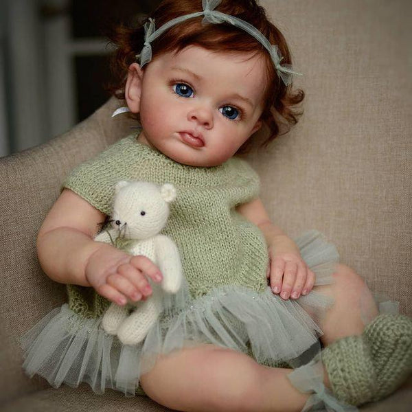 60CM Lifelike Huge Toddler Doll Finished Reborn Baby Dolls Tutti Handmade Dolls Toy Christmas Gift For Girls-Maternity Miracles - Mom & Baby Gifts