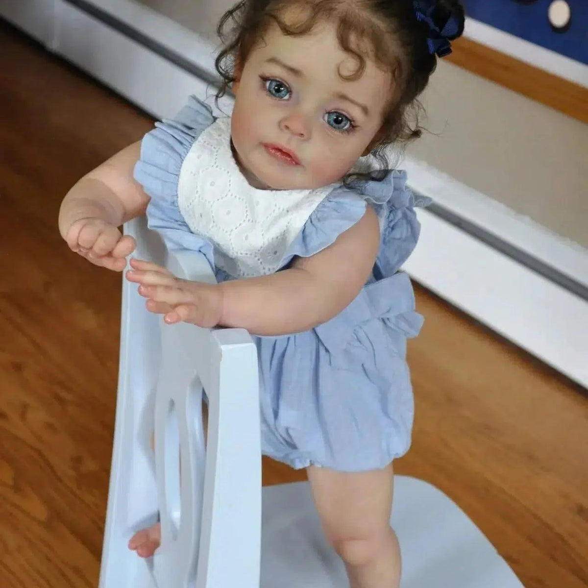 24inch Already Painted Finished Doll Reborn Baby Girl Princess Sue-Sue 3D Skin Visible Veins Hand Rooted Hair-Maternity Miracles - Mom & Baby Gifts