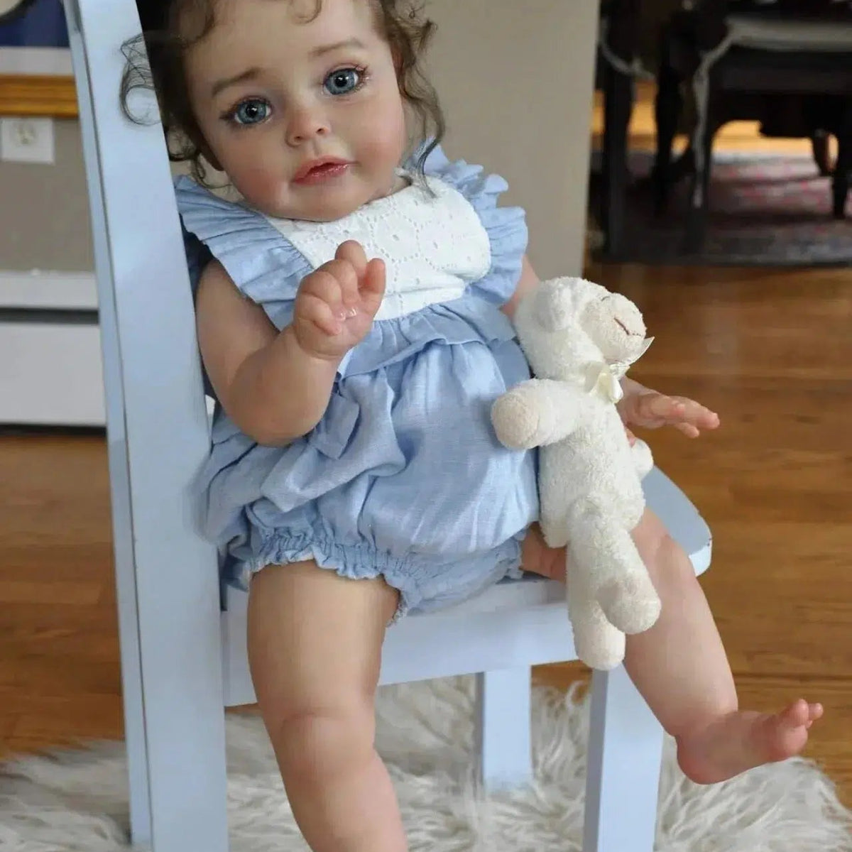 24inch Already Painted Finished Doll Reborn Baby Girl Princess Sue-Sue 3D Skin Visible Veins Hand Rooted Hair-Maternity Miracles - Mom & Baby Gifts