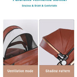 3-In-1 Luxury 360° Rotating Baby Stroller Travel System-Maternity Miracles - Mom & Baby Gifts