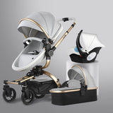 3-In-1 Luxury 360° Rotating Baby Stroller Travel System-Maternity Miracles - Mom & Baby Gifts