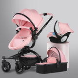 3-In-1 Luxury 360° Rotating Baby Stroller Travel System-Maternity Miracles - Mom & Baby Gifts