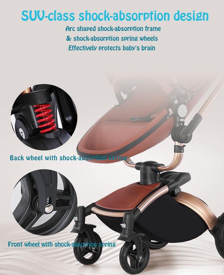 3-In-1 Luxury 360° Rotating Baby Stroller Travel System-Maternity Miracles - Mom & Baby Gifts