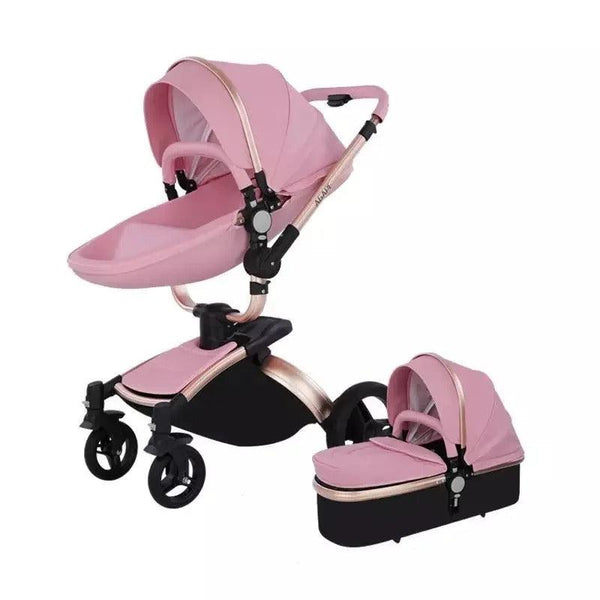 3-in-1 Luxury 360° Rotating Baby Stroller-Maternity Miracles - Mom & Baby Gifts