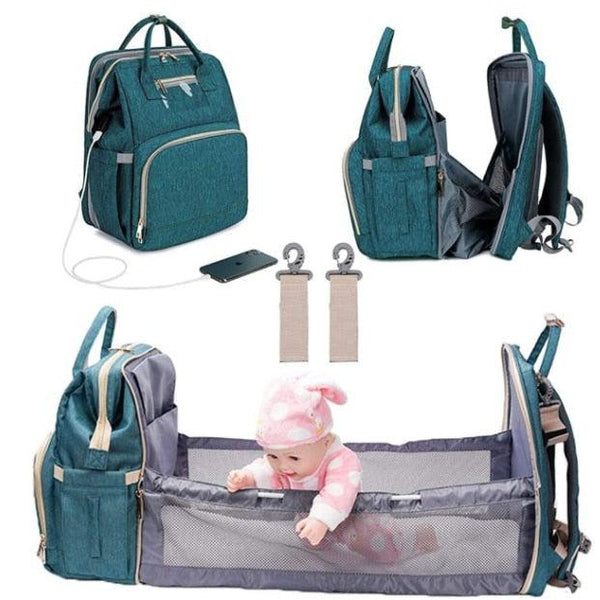 3-in-1 Luxury Mom Travel Baby Diaper Bag-Maternity Miracles - Mom & Baby Gifts