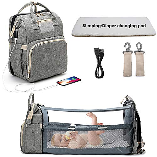 3-in-1 Luxury Mom Travel Baby Diaper Bag-Maternity Miracles - Mom & Baby Gifts