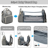 3-in-1 Luxury Mom Travel Baby Diaper Bag-Maternity Miracles - Mom & Baby Gifts