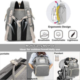 3-in-1 Luxury Mom Travel Baby Diaper Bag-Maternity Miracles - Mom & Baby Gifts