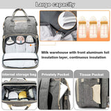 3-in-1 Luxury Mom Travel Baby Diaper Bag-Maternity Miracles - Mom & Baby Gifts