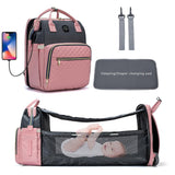 3-in-1 Luxury Mom Travel Baby Diaper Bag-Maternity Miracles - Mom & Baby Gifts