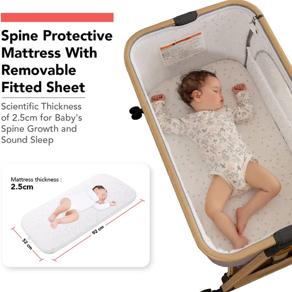 3-in-1 Premium Baby Bedside Sleeper-Maternity Miracles - Mom & Baby Gifts