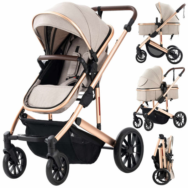 Deluxe 3 in 1 Baby Stroller-Maternity Miracles - Mom & Baby Gifts