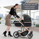 Deluxe 3 in 1 Baby Stroller Travel System-Maternity Miracles - Mom & Baby Gifts