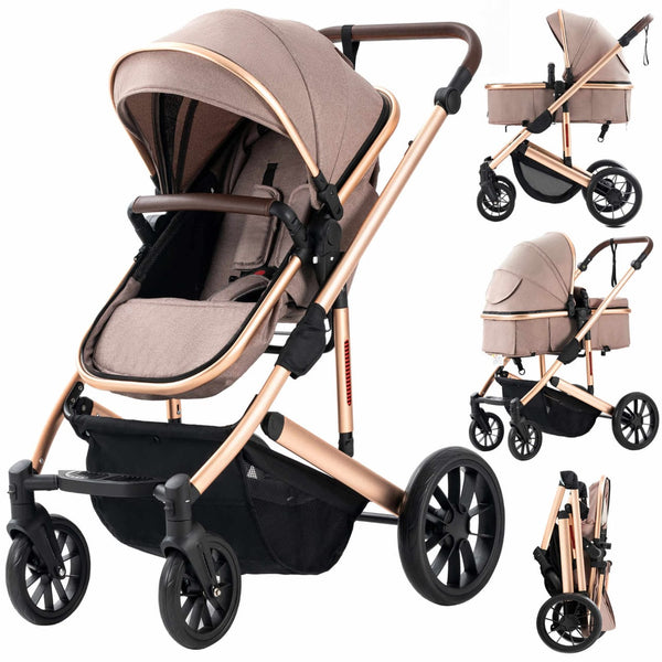 Deluxe 3 in 1 Baby Stroller-Maternity Miracles - Mom & Baby Gifts