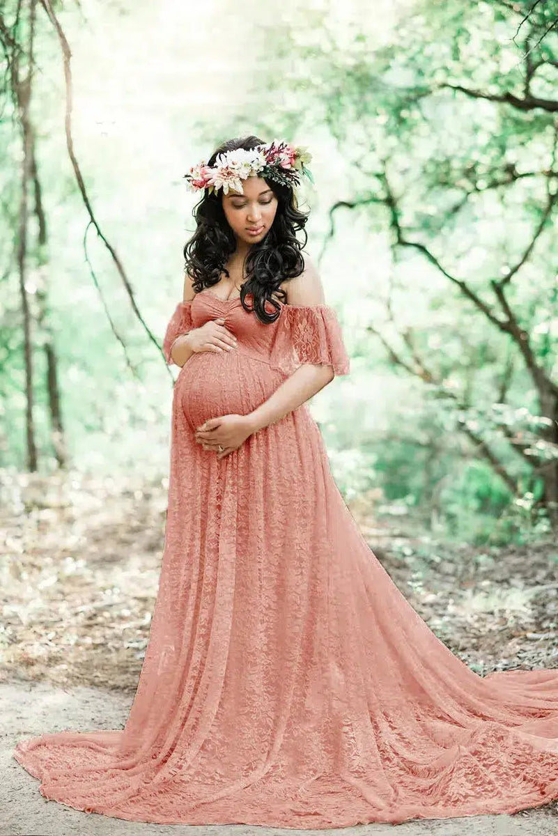 Elegant Maternity Dress for Photo Shoots-Maternity Miracles - Mom & Baby Gifts