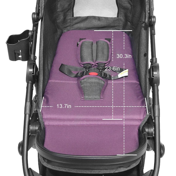 2023 Foldable Lightweight Pushchair Baby Stroller-Maternity Miracles - Mom & Baby Gifts