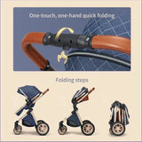 Grey Premium 3-in-1 Baby Stroller-Maternity Miracles - Mom & Baby Gifts