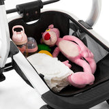 Grandeur Grey 3-in-1 Baby Stroller 2022 Luxury Travel System (Car Seat Base Included)-Maternity Miracles - Mom & Baby Gifts