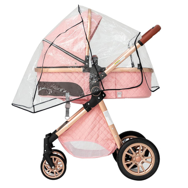 Perfect Pink Premium 3-in-1 Baby Stroller-Maternity Miracles - Mom & Baby Gifts