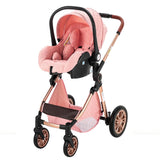 Perfect Pink Premium 3-in-1 Baby Stroller-Maternity Miracles - Mom & Baby Gifts