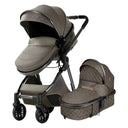  Deep Dark Chocolate 2-in-1 Baby Stroller