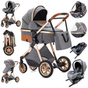  Grandeur Grey 3-in-1 Travel System (ISOFIX BASE INCLUDED)