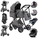  Divine Dark Grey 3-in-1 Travel System (ISOFIX BASE INCLUDED)