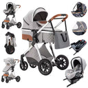  Marvelous Light Grey 3-in-1 Travel System (ISOFIX BASE INCLUDED)