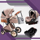  Royal Khaki 3-in-1 Travel System (ISOFIX BASE INCLUDED)