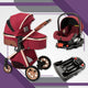  Radiant Red 3-in-1 Travel System (ISOFIX BASE INCLUDED)