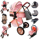  Perfect Pink 3-in-1 Travel System (ISOFIX BASE INCLUDED)