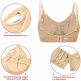 Womens Maternity Nursing Bra Maternal Seamless Clip Down Push Up Sleeping Bralette for Breastfeeding Underwear-Maternity Miracles - Mom & Baby Gifts