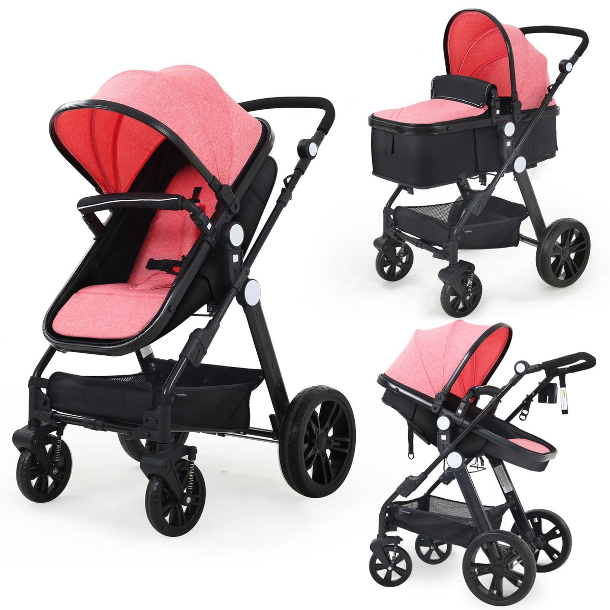 2023 Shockproof High View Pram Baby Stroller-Maternity Miracles - Mom & Baby Gifts