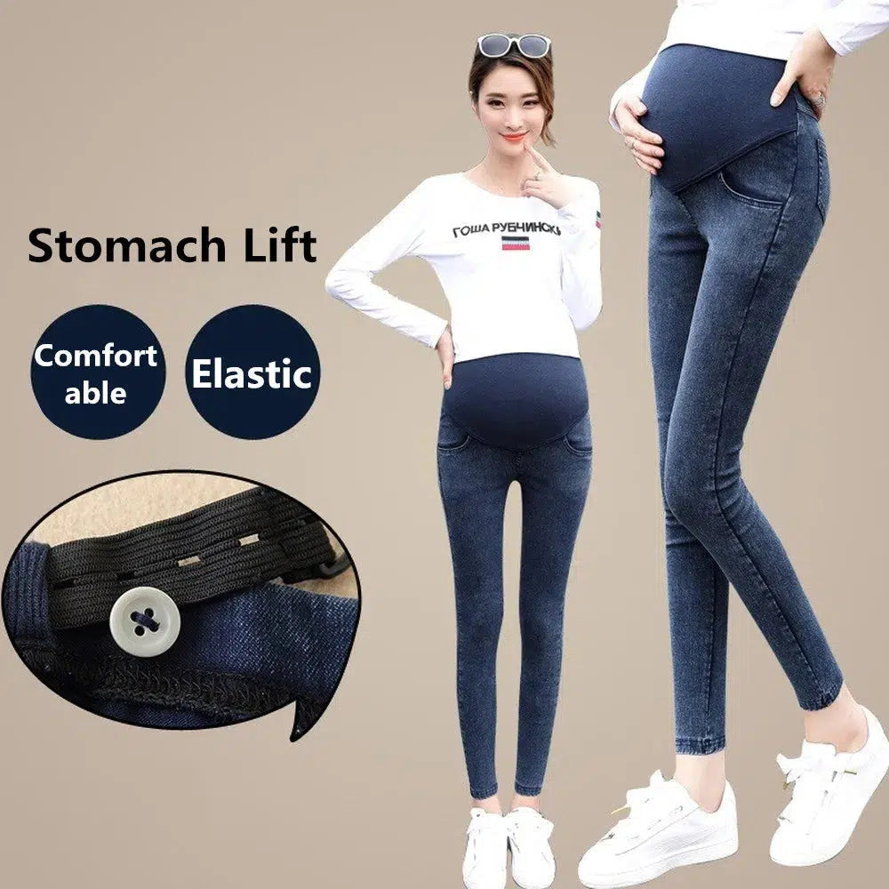 Stylish Maternity Denim Jeans-Maternity Miracles - Mom & Baby Gifts